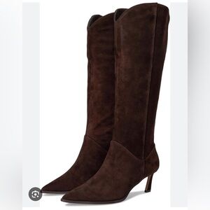 Steve Madden Leyna Boot in Brown Suede